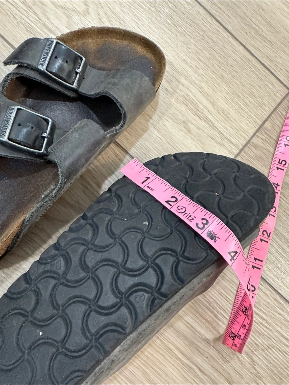 Birkenstock Arizona Gray Sandals Granola Camp Trendy Hiking Travel sz 36/5.5